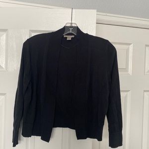 LOFT outlet Black cropped sweater size large